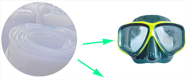 녹색 자동차 용 실리콘 고무의 특징